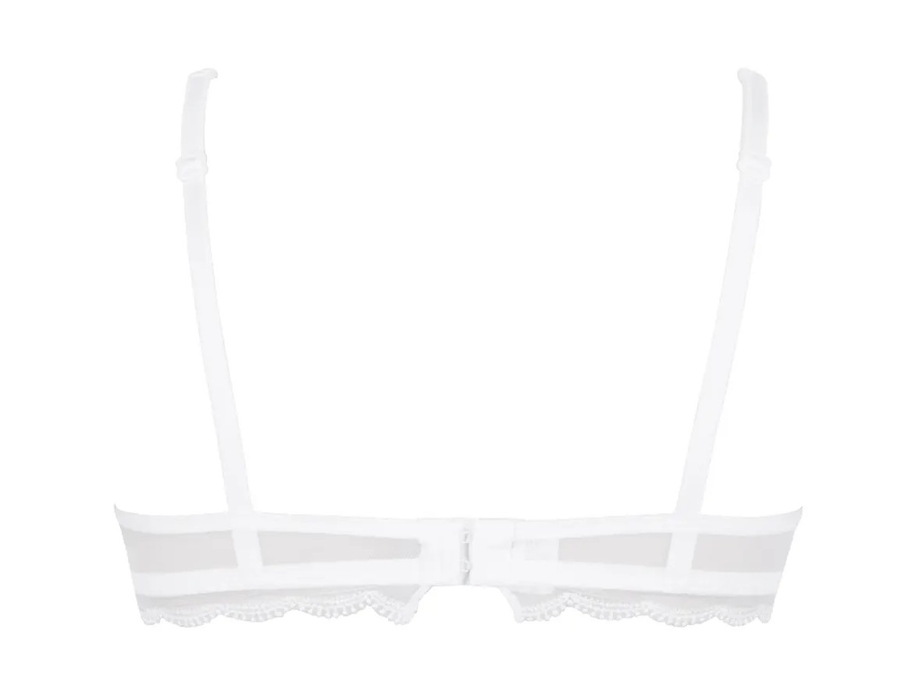 Soutien-gorge corbeille LISE CHARMEL "Crystal Poésie" ACH3034 - Blanc 0001