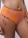 Bas de Bikini culotte taille haute rabatable CHANTELLE "Easy Pop" C22JC5 - Bold Zebra A15