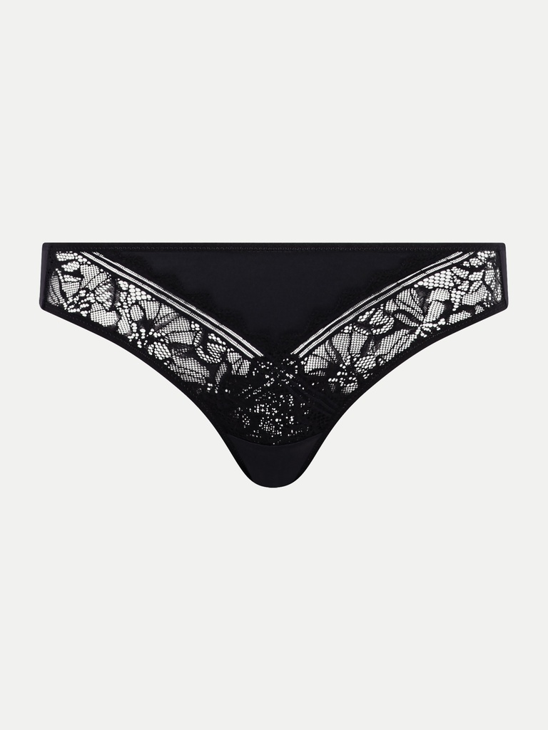 Slip CHANTELLE EASY FEEL "Floral Touch" C94230 - Noir 011