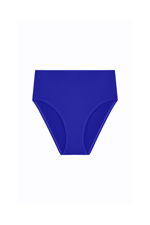 Bas de Bikini taille haute rabatable PAIN DE SUCRE "Tobago 61" - Myrtille