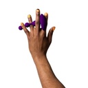 Perles anales en silicone ROMP "Amp" - Violet 