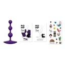 Perles anales en silicone ROMP "Amp" - Violet 