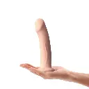 Godemichet semi réaliste ventouse Thermo Réactive DORCEL "Real Pleasure M" 6073025 - Vanilla