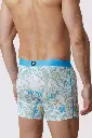 Boxer homme modal avec maintien intérieur LOIC HENRY "Graphic" KBC302C - Jungle Joy