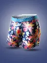 Boxer homme avec maintien intérieur LOIC HENRY "Identity" KBI126X - Fleuri 