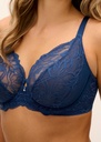 Soutien-gorge avec armatures WACOAL "Abellia" WE601701 - Navy Poney NOY