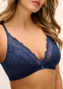 Soutien-gorge brassière sans armature WACOAL "Abellia" WE601703 - Navy Poney NOY