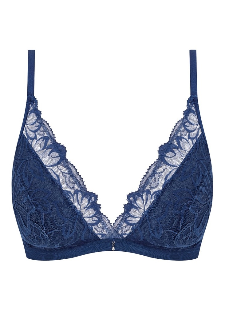 Soutien-gorge brassière sans armature WACOAL "Abellia" WE601703 - Navy Poney NOY