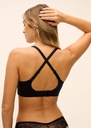Soutien-gorge sans armatures moulé WACOAL "Essence" WE60222 - Noir BLK