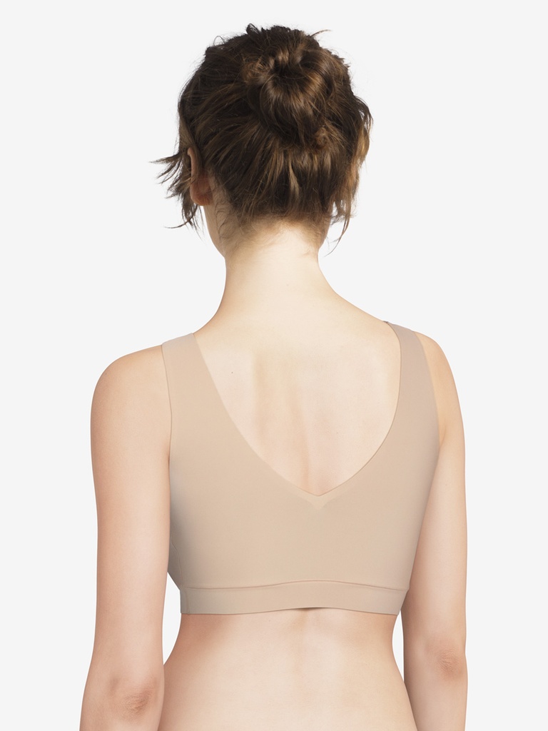 Brassière paddée stretch invisible CHANTELLE "Soft Stretch" C16A10 - Beige Doré 01N