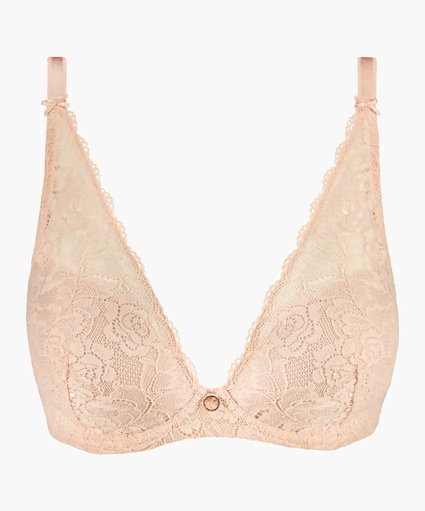Soutien-gorge push-up foulard AUBADE "Rosessence" 2KN81 - Nude d'été NETE