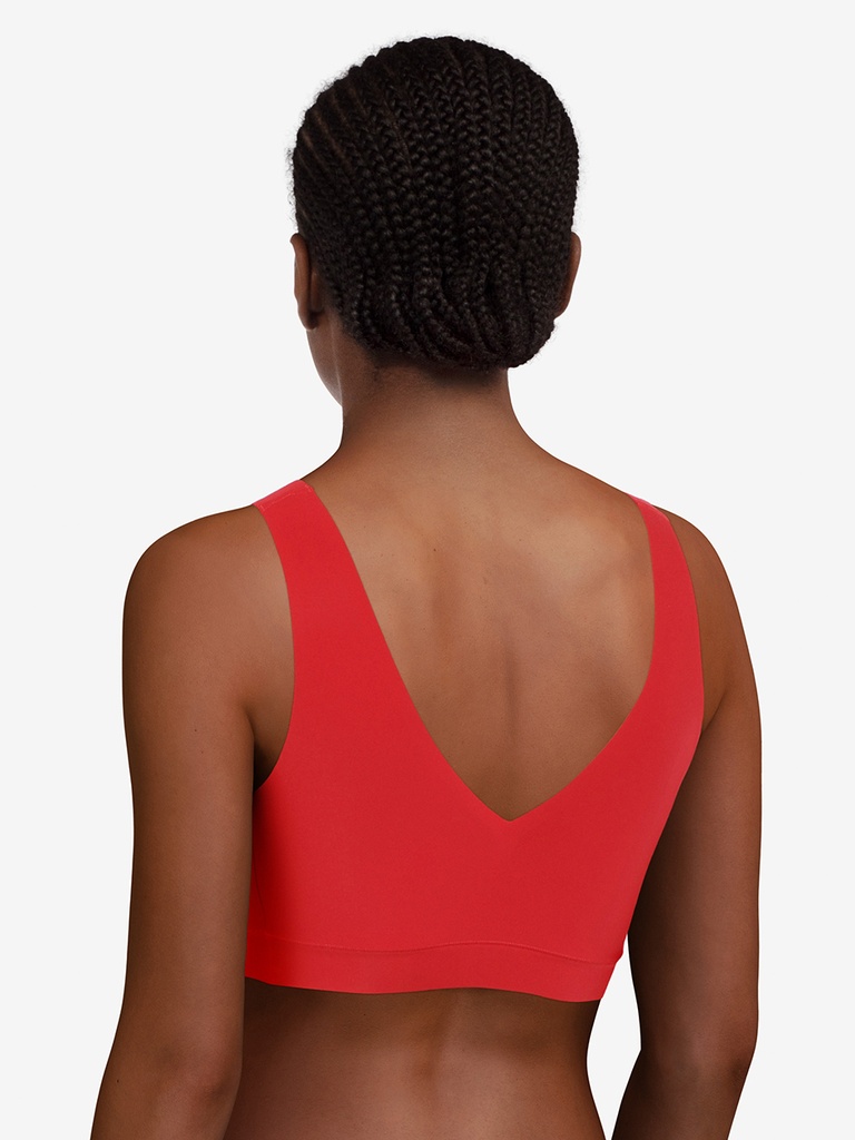 Brassière paddée stretch invisible CHANTELLE "Soft Stretch" C16A10 - Coquelicot 0YU