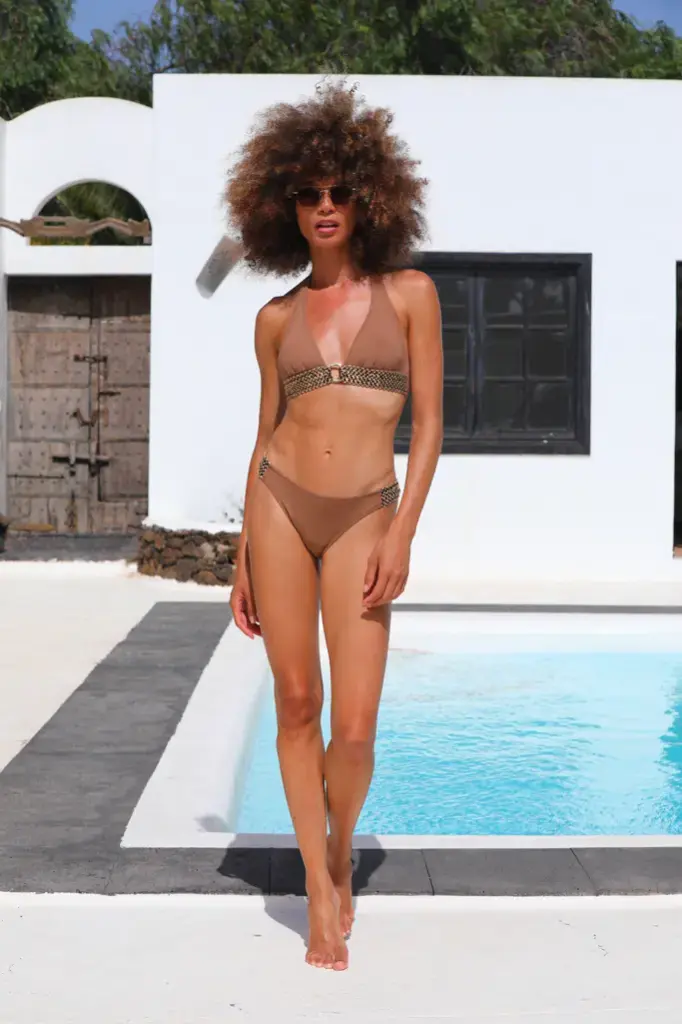 Bikini 2 pièces triangle sans armatures SORAYA "Liv" - Espresso