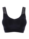 Brassière à coques & dentelle stretch invisible CHANTELLE "Soft Stretch" C11G10 - Noir 001