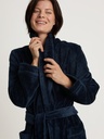 Peignoir dame en éponge 120cm CALIDA "Cosy Shower" 61302 - Dark lapis blue 339