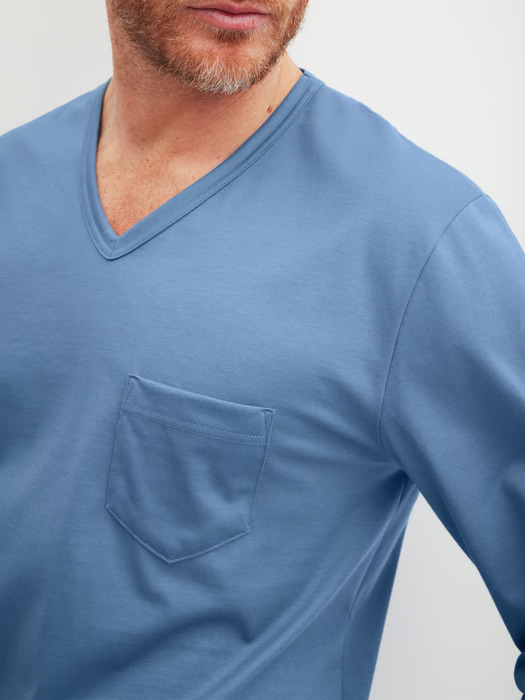 Pyjama long homme 100% coton CALIDA "Relax Imprint" 47487 - Coronet 469