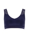 Brassière à coques & dentelle stretch invisible CHANTELLE "Soft Stretch" C11G10 - Sapphire OK4