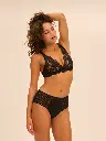 Soutien-gorge triangle sans armatures SIMONE PERELE "Karma" 12V250 - Noir 015