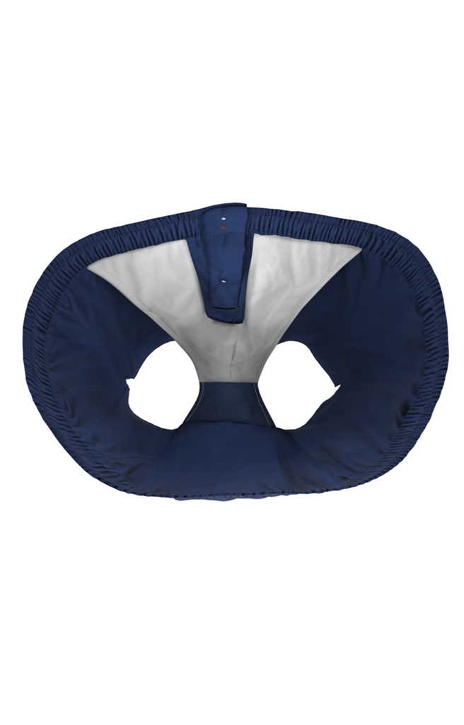 Caleçon américain homme avec maintien 100% coton bio ARTHUR "Le Club" CSP -  Boat 1219E26 Marine