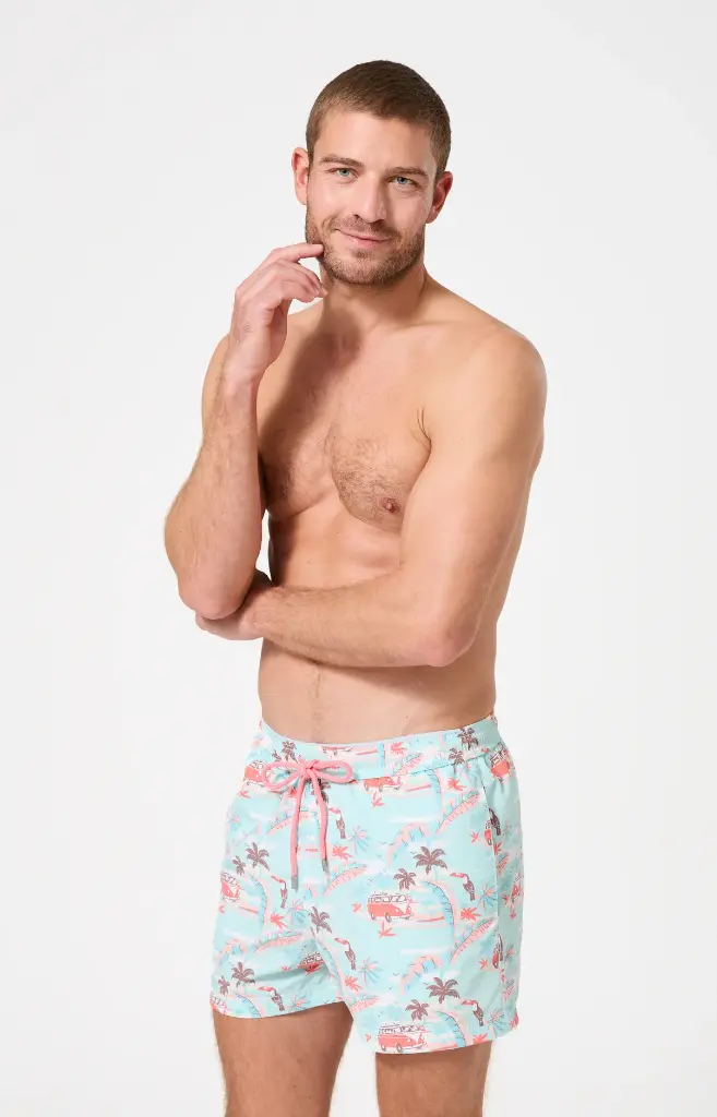 Short de bain ARTHUR BBI VANNE26 "Van Life" - Mint