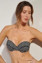 Haut de Bikini bandeau multi-positions PAIN DE SUCRE "Khalya 06" - Liberty