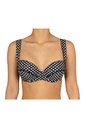 Haut de Bikini bandeau multi-positions PAIN DE SUCRE "Khalya 06" - Liberty