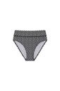 Bas de Bikini taille haute et biais lurex  PAIN DE SUCRE "Cori 06" - Liberty