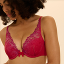 Soutien-gorge push-up triangle SIMONE PERELE "Wish" 12B347 - Rouge Rainbow 160