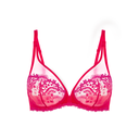 Soutien-gorge Armatures Décolleté Plongeant SIMONE PERELE "Wish" 12B319 - Rouge Rainbow 160