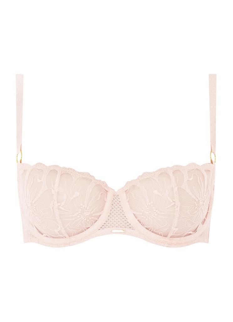 Soutien-gorge corbeille CHANTELLE "Fleurs" C12M50 - Rose dragée 0JW