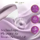 Stimulateur clitoridien à vibrations d'air pulsé WOMANIZER "Pro" - Lilas