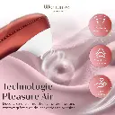 Stimulateur clitoridien à vibrations d'air pulsé WOMANIZER "Pro" - Bordeaux