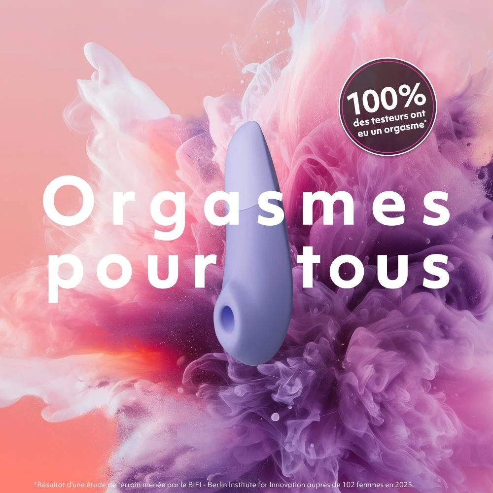 Stimulateur clitoridien à vibrations d'air pulsé WOMANIZER "Pro" - Lilas (copie)
