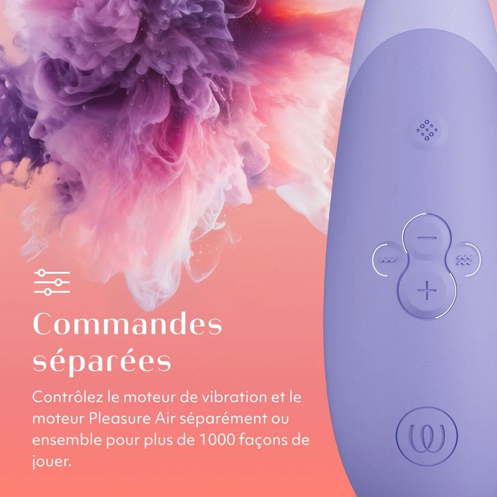 Stimulateur clitoridien à vibrations d'air pulsé WOMANIZER "Pro" - Lilas (copie)