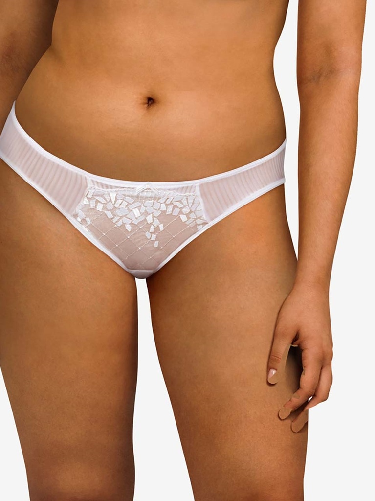 Slip Evolutif CHANTELLE "Pont Neuf" C13830 - Blanc 010