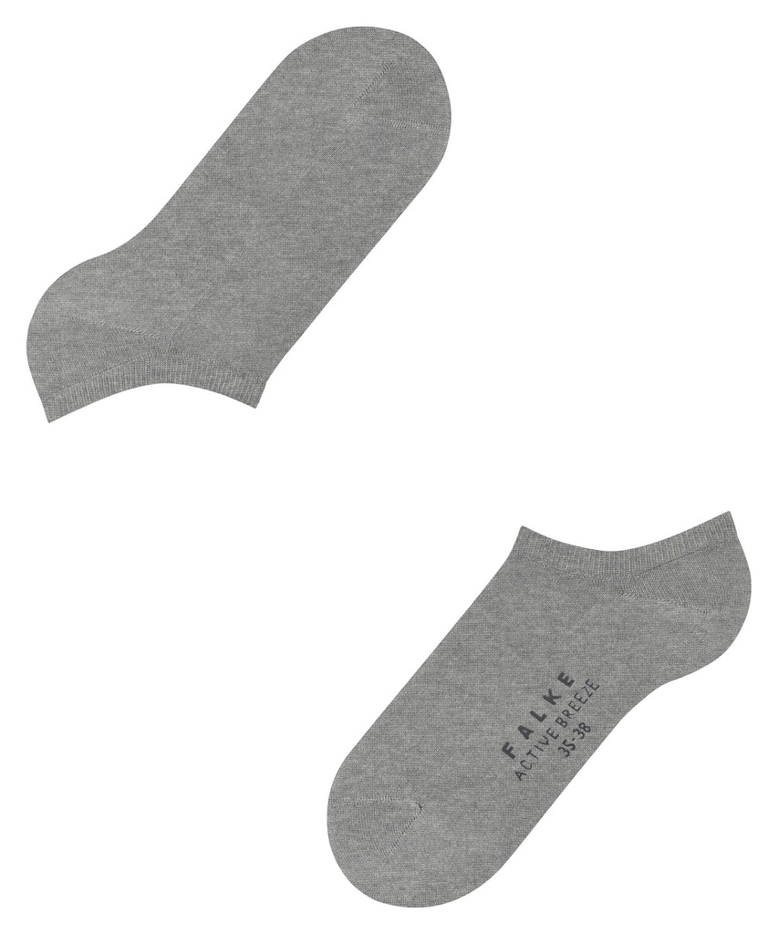 Socquettes basses dame FALKE "Active Breeze" 46160 -  Gris clair chiné 3223