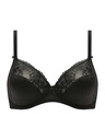 Soutien-gorge à armatures en 3 parties enveloppant CHANTELLE "Pont Neuf" C13810 - Noir 011