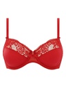 Soutien-gorge à armatures en 3 parties enveloppant CHANTELLE "Pont Neuf" C13810 - Scarlet 05W