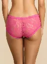 Shorty dentelle stretch HANKY PANKY "Boyshort" 4812P - Dragon fruit DFTP