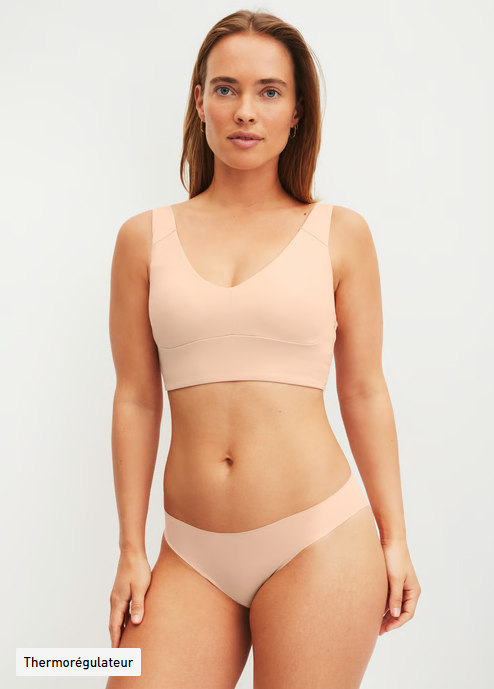 Brassière en tencel & modal CALIDA "Natural Skin" 02039 - Rose Teint 160