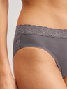 Slip large dentelle durable CALIDA "Natural Comfort Lace" 22756 - Sparrow Brown 937