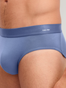 Slip homme 95% coton ceinture confort CALIDA "Cotton Code" 22090 - Ashley Blue 424