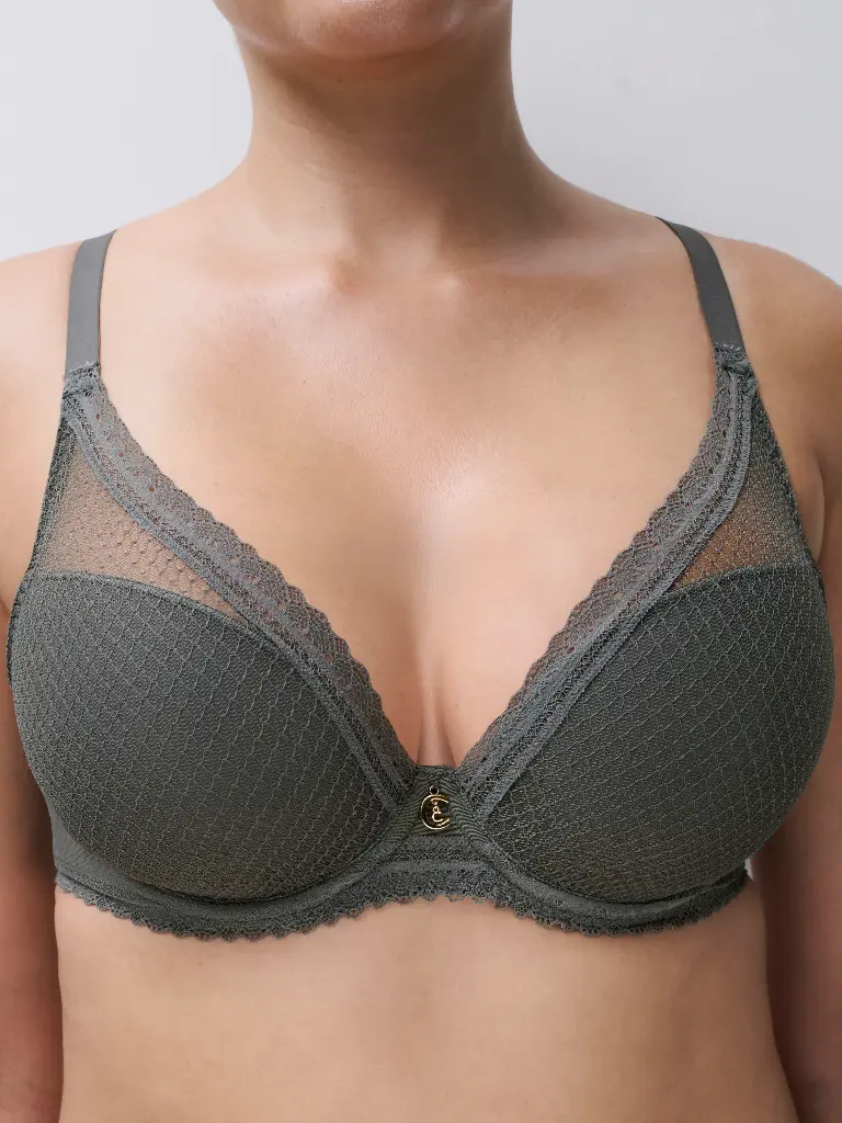 Soutien-gorge à coques CHANTELLE "Romance" C19XNA - Vert Argile 09W