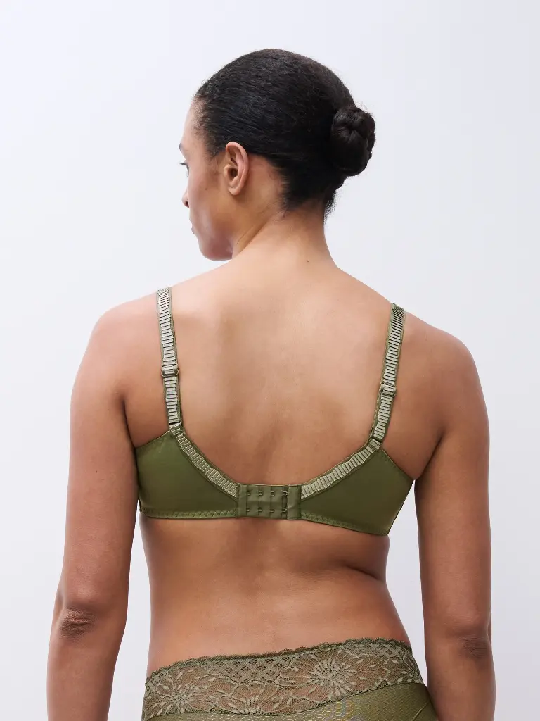 Soutien-gorge avec armatures enveloppant CHANTELLE "Sublime" C19WMU - Kaki Army 0WQ