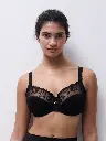 Soutien-gorge avec armatures 3 parties enveloppant CHANTELLE "Majestic" C1B3MU - Noir 011
