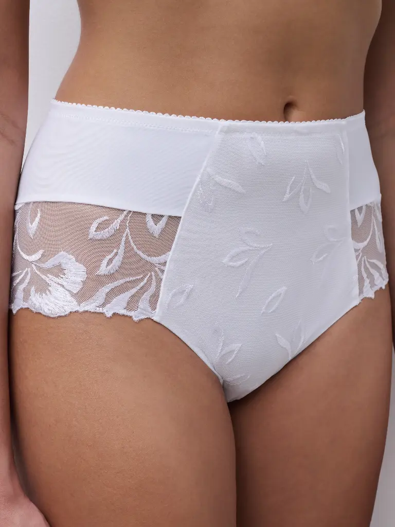 Culotte Taille Haute CHANTELLE "Majestic" C1B3C5 - Blanc 010