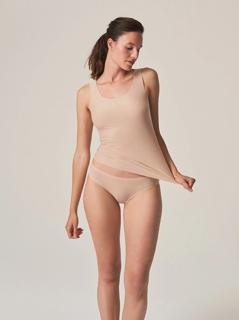 Top invisible bretelle large CHANTELLE "Soft Stretch" C26460 - Nude 0WU