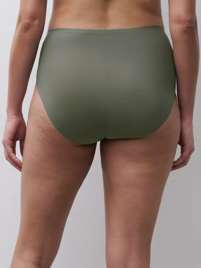 Culotte taille haute invisible TU CHANTELLE "SoftStretch" C26470 - Vert Argile 09W