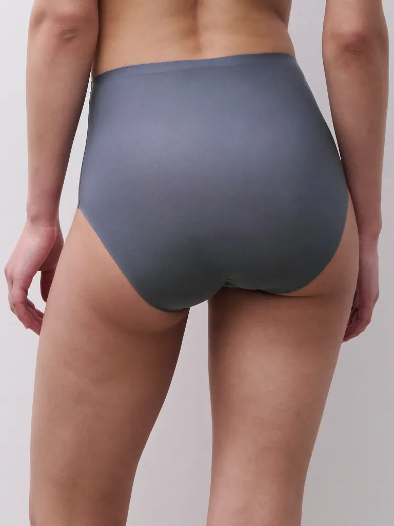 Culotte taille haute invisible TU CHANTELLE "SoftStretch" C26470 - Gris Ardoise 047