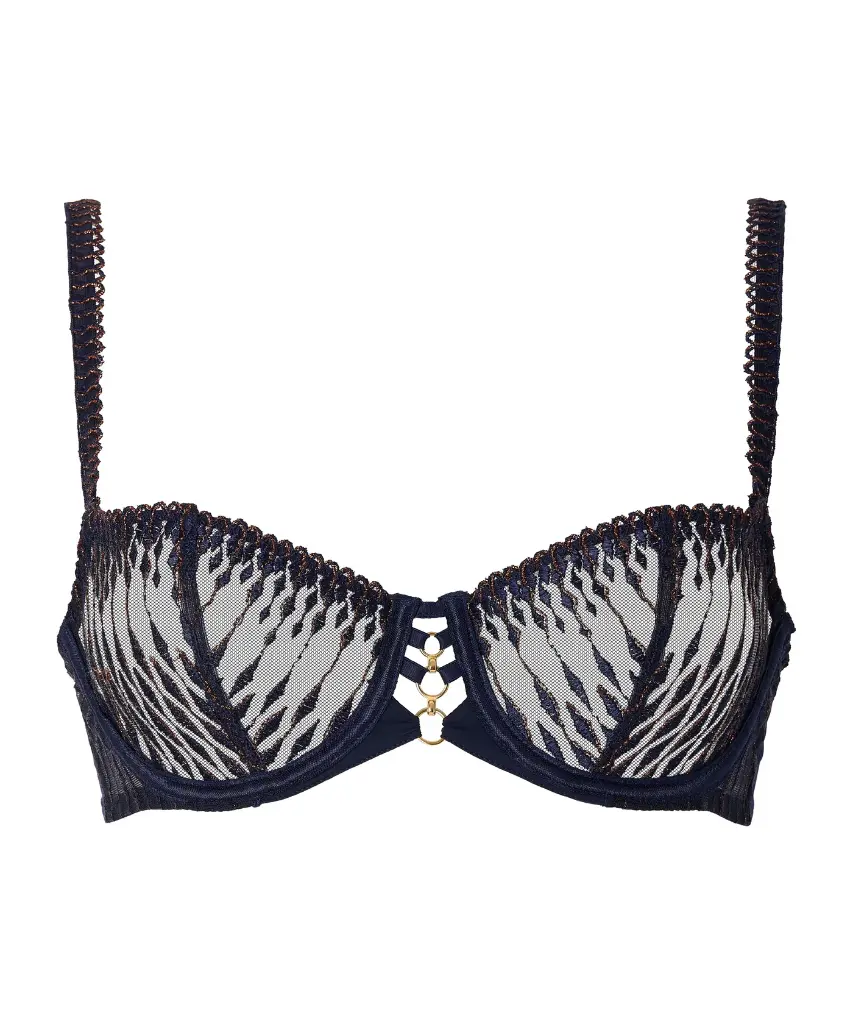 Soutien-gorge balconnet avec armatures AUBADE "Voodoo" 3DN14 - Blue Moon BLUM